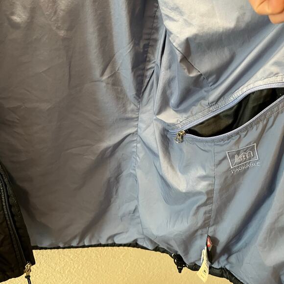 REI Co-op Flash Insulated Hoodie XS Black PrimaLoft Packable Lightweight Jacket - Picture 10 of 12